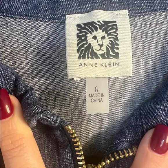 Anne Klein Denim Dress - Picture 4 of 5